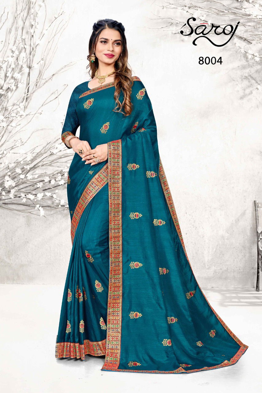 Saroj Diya New Exclusive Wear Silk Designer Latest Saree Collection